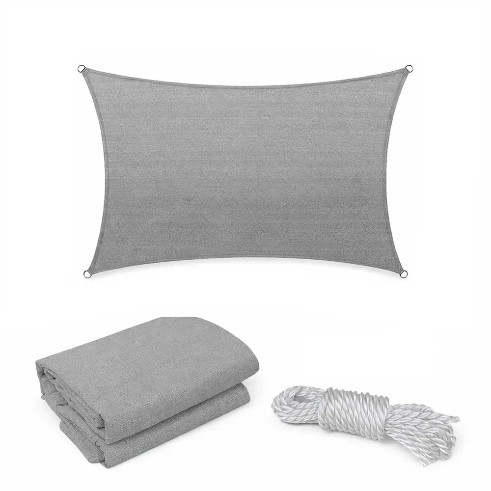 Rana Sonnensegel rechteckig 3x4 m grau