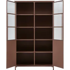 Woood Vitrine Exhibit 99 x 44 x 170 cm Braun