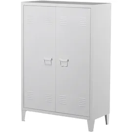 [en.casa] Oripää Aktenschrank 110 x 75 x 33 cm Weiß