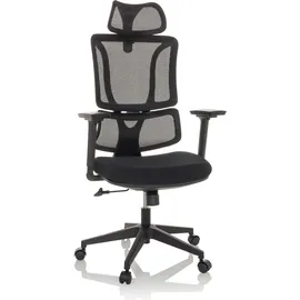 MyBuero ERGOMY Stoff/Netzstoff Schwarz
