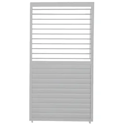 Gardenson Pergola-Lamellenwand ca. 93x240 cm Weiß