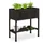 Relaxdays Hochbeet 80 x 74 x 38 cm Schwarz