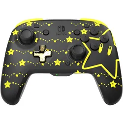 PDP Rematch Glow Wireless Switch Controller, Schwarz/Gelb