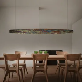 quitani Persida 3-flg. LED 148 cm rund bronze
