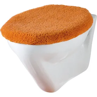 Erwin Müller WC-Deckelbezug WC-Deckelbezug "Korfu", Höhe 20 mm, mit Schnürung:, Uni/Grafik orange