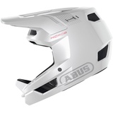 ABUS HiDrop – ASTM-zertifizierter Fullface Helm mit ABS-Außenschale für MTB: Downhill, Enduro und Bikepark – für Erwachsene und Jugendliche – Weiß, Größe M