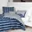 Kissenbezug Modern Classic 40 40 Blau