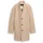 Tom Tailor Regular Fit Wollmantel mit Allover-Muster, Beige, L