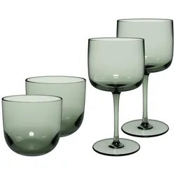 like. by Villeroy & Boch Wein- und Wassergläser Like Glass 4er Set