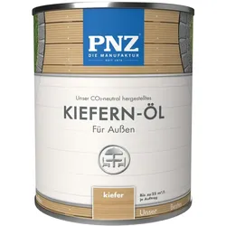 PNZ Kiefern-Öl für Außen | Nachhaltig hergestellt mit regionalen Rohstoffen | Made in Germany | Holzdeck, Holz-Terrasse, GartenMöbel, Gartenhaus - Kiefer / 0.75L