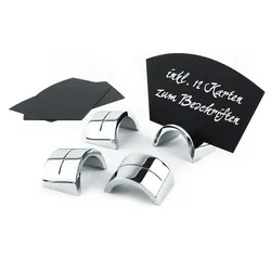 APS Kartenhalter/Tischkartenhalter-Set, 18-tlg.6 Kartenhalter/Tischkartenhalter 4 x 2,5 cm