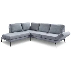 Portobello Ecksofa Newport Stoff Blue Grey