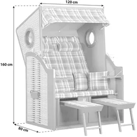 deVries Twin View PE nature grey Dessin 429