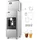 Vevor gewerblicher Eisbereiter 136 kg/Tag Eismaschine, 80 kg großer Eisvorratsbehälter mit automatischer Eisausgabe (9 kg/Min.), selbstreinigende Eismaschine mit Touchscreen für Bar Restaurant