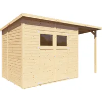 BERTILO Gerätehaus Amrum 3 Plus: 386 x 180 cm