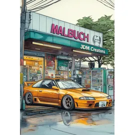 Independently published JDM Creations: Deine Traumautos der 90er – Fiktive JDM-Legenden zum Ausmalen: 35 einzigartige Designs von fiktiven JDM-Autos, inspiriert von der ... ihre Fantasie entfesseln wollen! (Malbücher)
