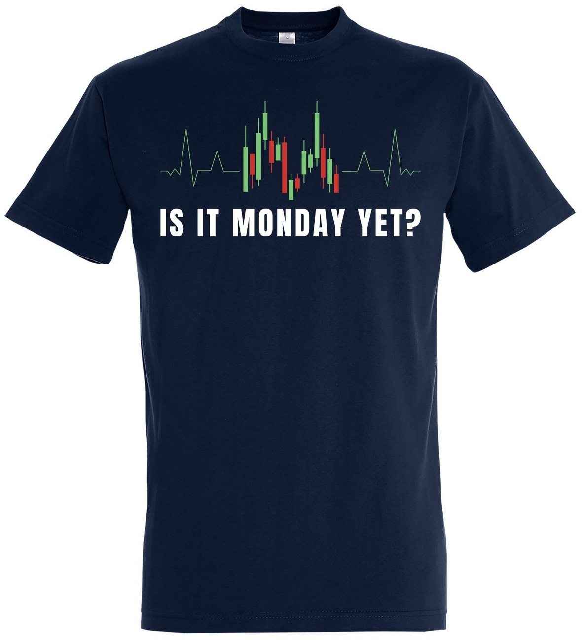 Youth Designz Print-Shirt "Is It Monday Yet?" Herren Shirt mit lustigem Spruch blau 4XL