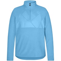 Ziener Kinder JONKI Skipullover Skirolli Funktions-Shirt | atmungsaktiv Fleece warm, morning blue, 128