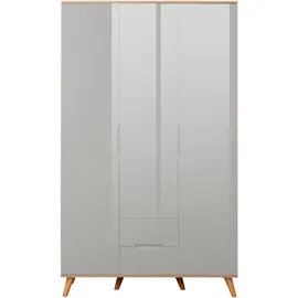 OTTO home Kleiderschrank Lund 120 x 203 x 52 cm Grau