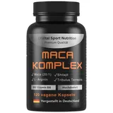 Exvital Maca Komplex mit Tribulus terrestris, Shilajit, L-Arginin & Vitamin B 92 g