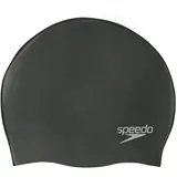 Speedo Plain Moulded Silicone Badekappe schwarz Einheitsgröße
