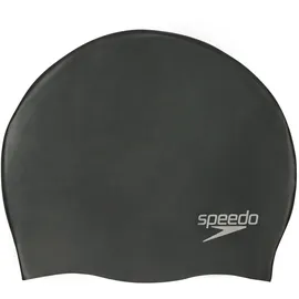 Speedo Plain Moulded Silicone Badekappe schwarz Einheitsgröße