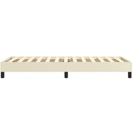vidaXL Boxspringbettgestell 100 x 200 cm Creme