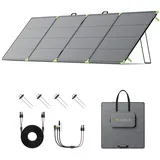 N-Type 16BB 500W Faltbare Bifazial Solarpanel,Callsun Tragbares Monokristallines Solarmodule,Tragbares Solar-Ladegerät für Stromtankstelle, Outdoor, Garten, Balkon, Camping, Wohnmobi
