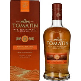 Tomatin 16 Years Old Highland Single Malt Scotch 46% vol 0,7 l Geschenkbox