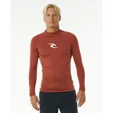 Rip Curl Waves Upf Perf Langarm-rashguard - Red M