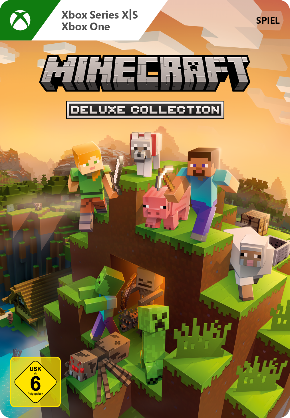 Minecraft: Deluxe Collection (Xbox Series X, Xbox Series S, Xbox One X, Xbox One S) zum Sofortdownload