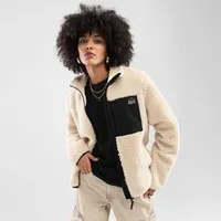 SIROKO Damen Lifestyle sherpajacke für Levi-W Siroko Beige XL