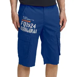 FQ1924 Mael Herren Freizeit-Bermuda Cargo-Shorts Baumwoll-Hose Sommer-Hose 21900196 181018 Blau - 