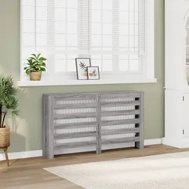 vidaXL Heizkörperverkleidung Grau Sonoma 149x20x82 cm Holzwerkstoff