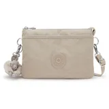 Kipling Riri Small Crossbody Signature Beige Embossed