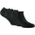 Rohner Sneaker Socken 3er Pack Schwarz 43-46