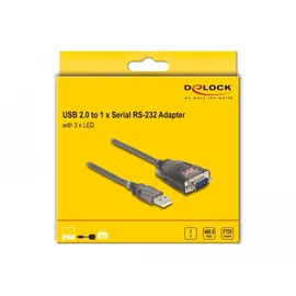 DeLock Adapter USB 2.0 - RS-232 x 1