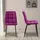 CLP Esszimmerstuhl Antibes Polyester lila 4er Set