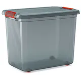 KIS Aufbewahrungsbox K Latch stapelbar (B x H x T) 590 x 450 x 390 mm Rauchgrau, Transluzent 1 St.