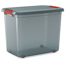 KIS Aufbewahrungsbox K Latch stapelbar (B x H x T) 590 x 450 x 390 mm Rauchgrau, Transluzent 1 St.