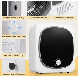 Costway Mini-Ablufttrockner (5 kg)