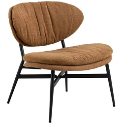 Ebuy24 Burma Sessel Lounge-Sessel Stoff orange.