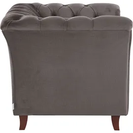 Home Affaire Chesterfield-Sessel Reims Polyester 98 x 76 x 88 cm Braun