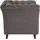 Home Affaire Chesterfield-Sessel Reims Polyester 98 x 76 x 88 cm Braun