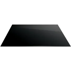 ALLboards Herdabdeckplatte Schneidebrett Glas 1-tlg. 52 x 60 cm Schwarz