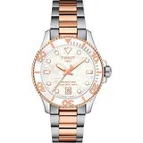 TISSOT T120.210.22.111.00 Damenuhr Seastar 1000 Roségoldfarben/Weiß
