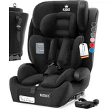 KIDIZ® Autokindersitz Kinderautositz mit Isofix Gruppe 1+2+3 9-36 kg 5-Punkt-Sicherheitsgurt, Autositz, Kindersitz, Einstellbare Kopfstütze | Mitwachsende Sitzerhöhung 1-12 Jahre, Stabil und Sicher
