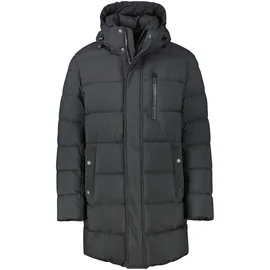 Lerros Steppjacke LERROS, Damen, Gr. XL, schwarz, Web, Obermaterial: 100% Polyester, unifarben, normal ca. Mitte Oberschenkel, Rundhals, Jacken Steppjacke, Winterjacke mit Kapuze und Kordelzug
