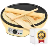 Bestron ASW602 Crêpe Gerät gelb