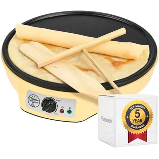 Bestron ASW602 Crêpe Gerät gelb